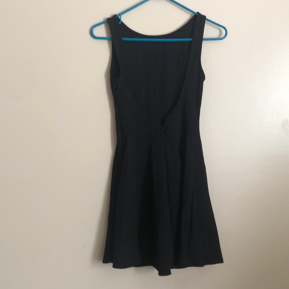 Lulu’s Black Backless A-Line Dress - Picture 5 of 5
